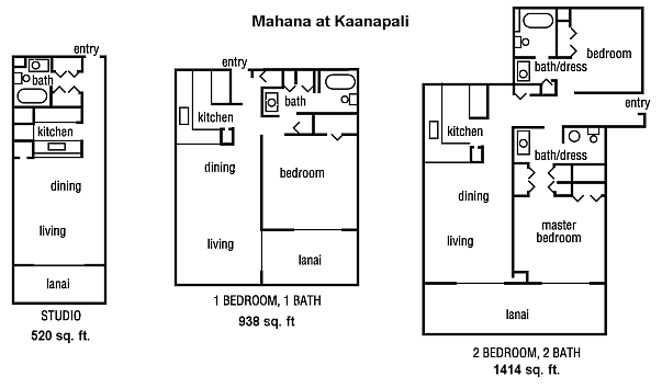 Mahana floor plans