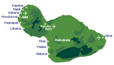 Map of
                                          Maui